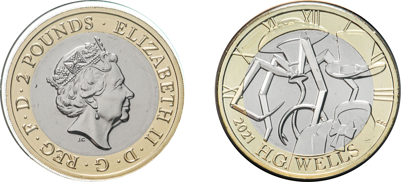Памятная монета Великобритании, 2 фунта стерлингов, 2021 год