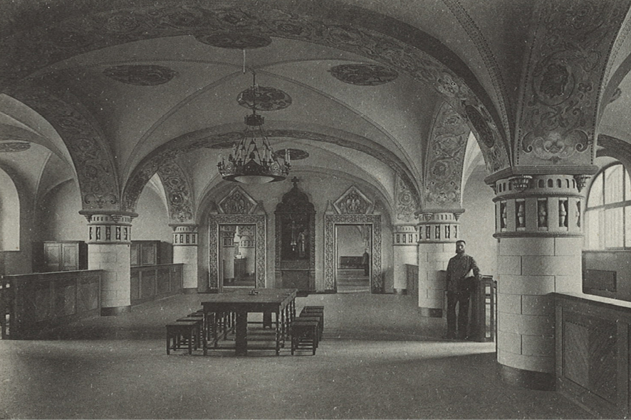 Зал мелкого кредита. Открытка начала&nbsp;ХХ века