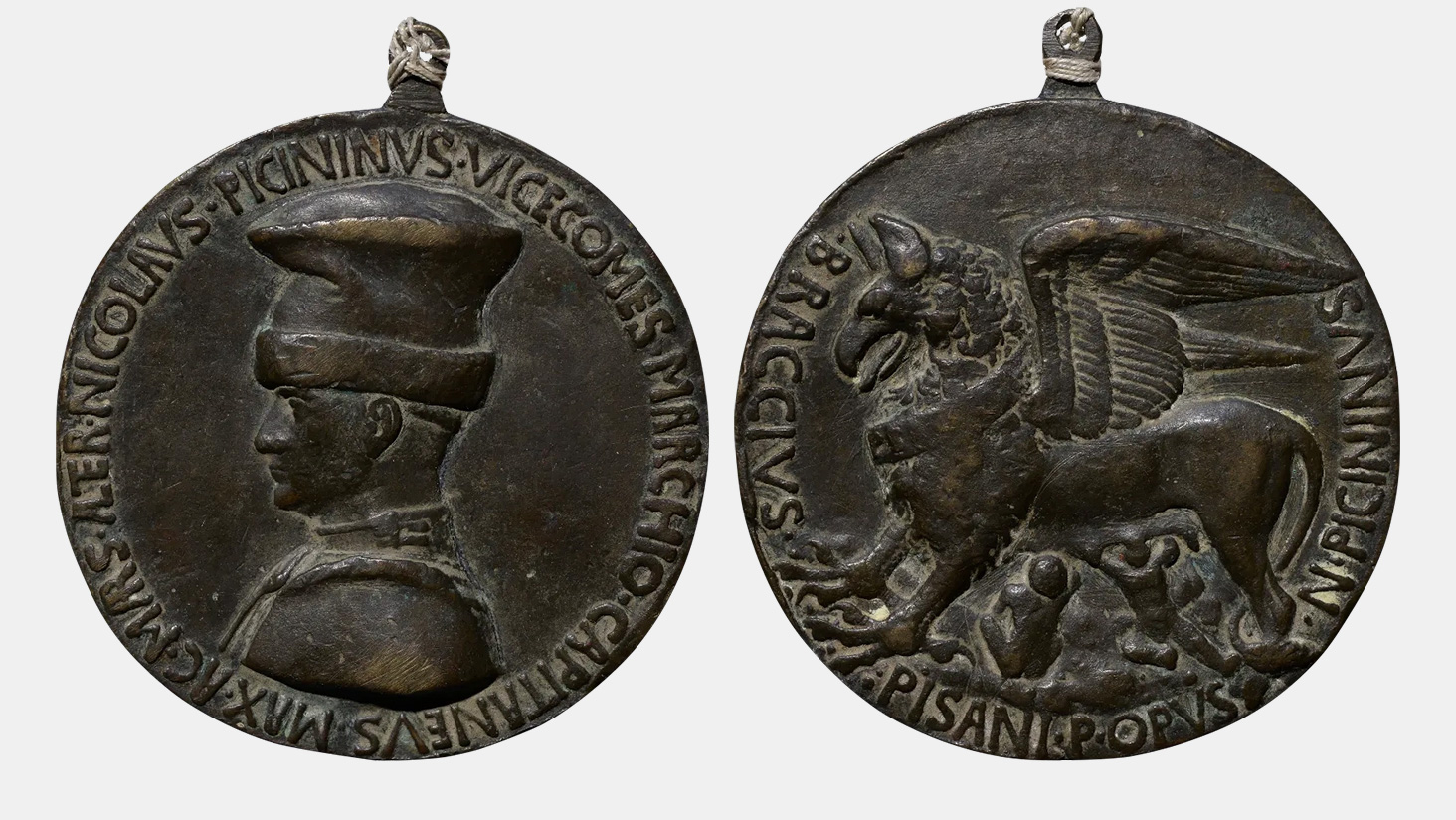 Медаль работы Антонио Пизано (Пизанелло) на&nbsp;усыновление Никколо Пиччинино, около 1442 года. Государственный исторический музей