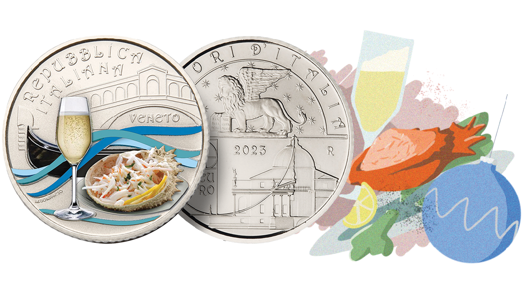 5&nbsp;евро, Италия, медно-никелевый сплав, 2022 год. Фото: Государственный полиграфический и&nbsp;монетный институт Италии