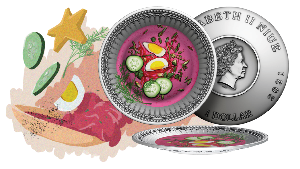 1 доллар, Ниуэ, серебро, 2021 год. Фото: PowerCoin